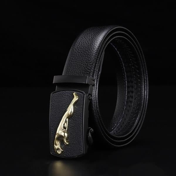 Men's automatic buckle belt