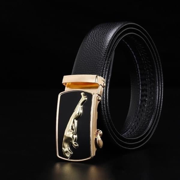 Men's automatic buckle belt