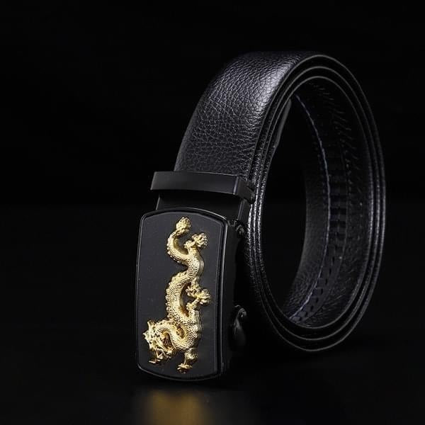 Men's automatic buckle belt